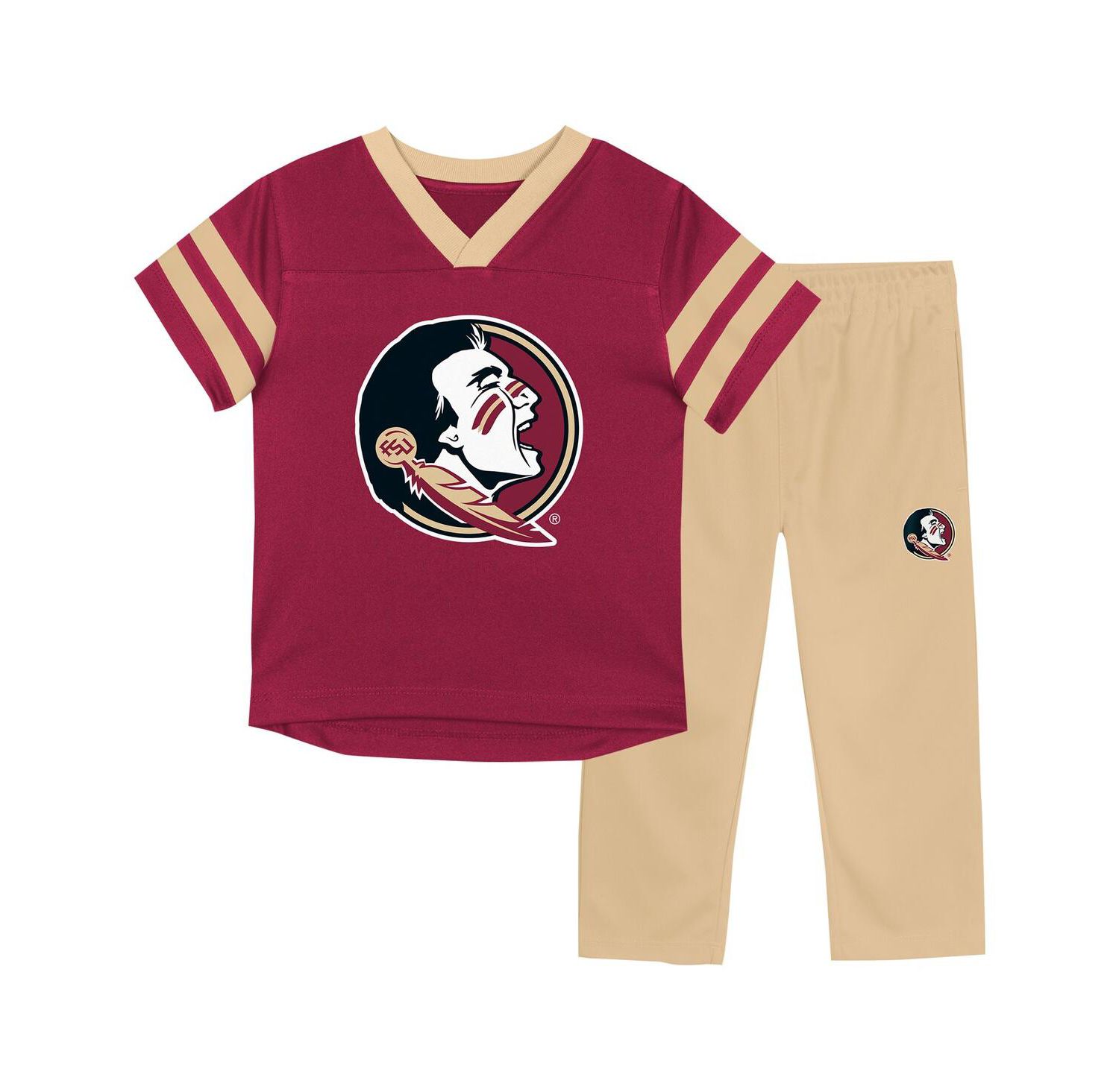 Baby Boys and Girls 2-Piece Florida State Seminoles Red Zone Jersey and Pants