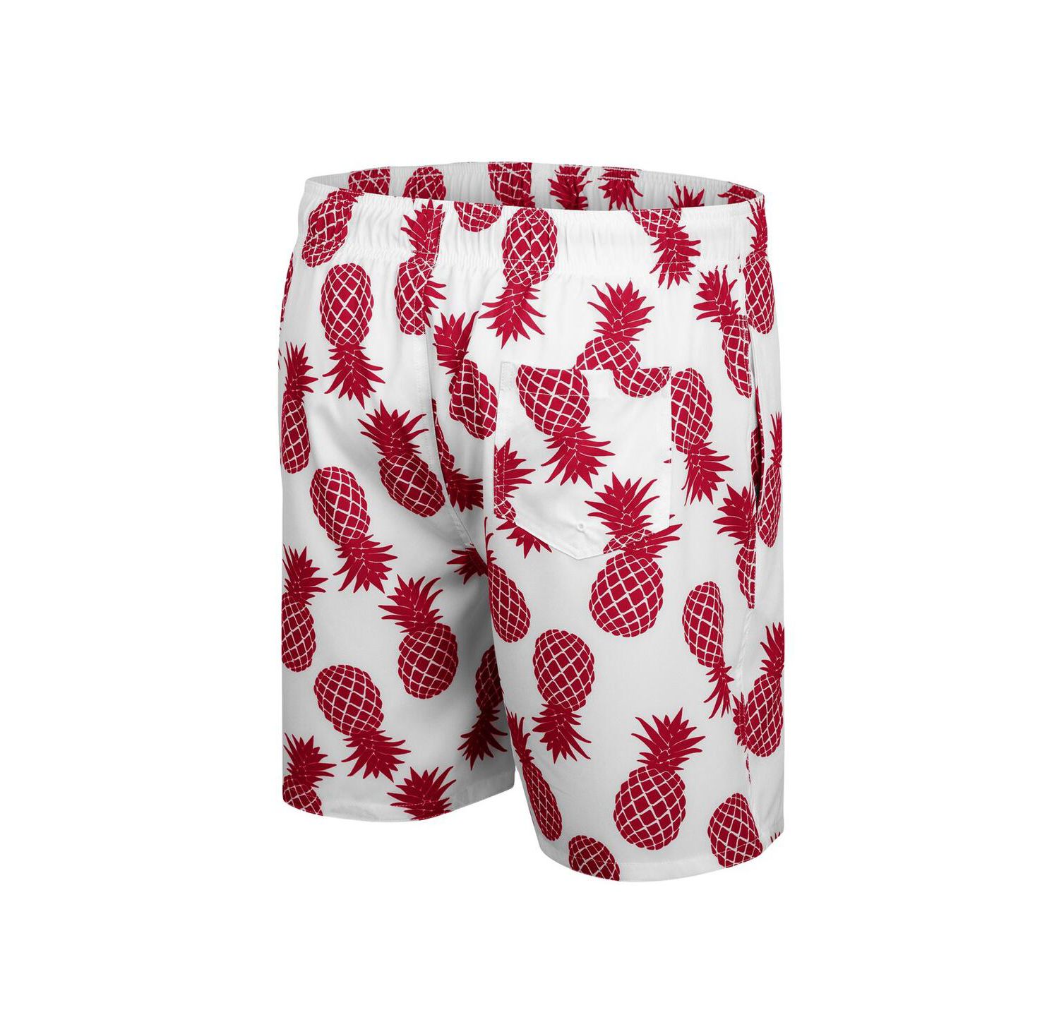 Men's White Iowa State Cyclones Pineapples Swim Shorts