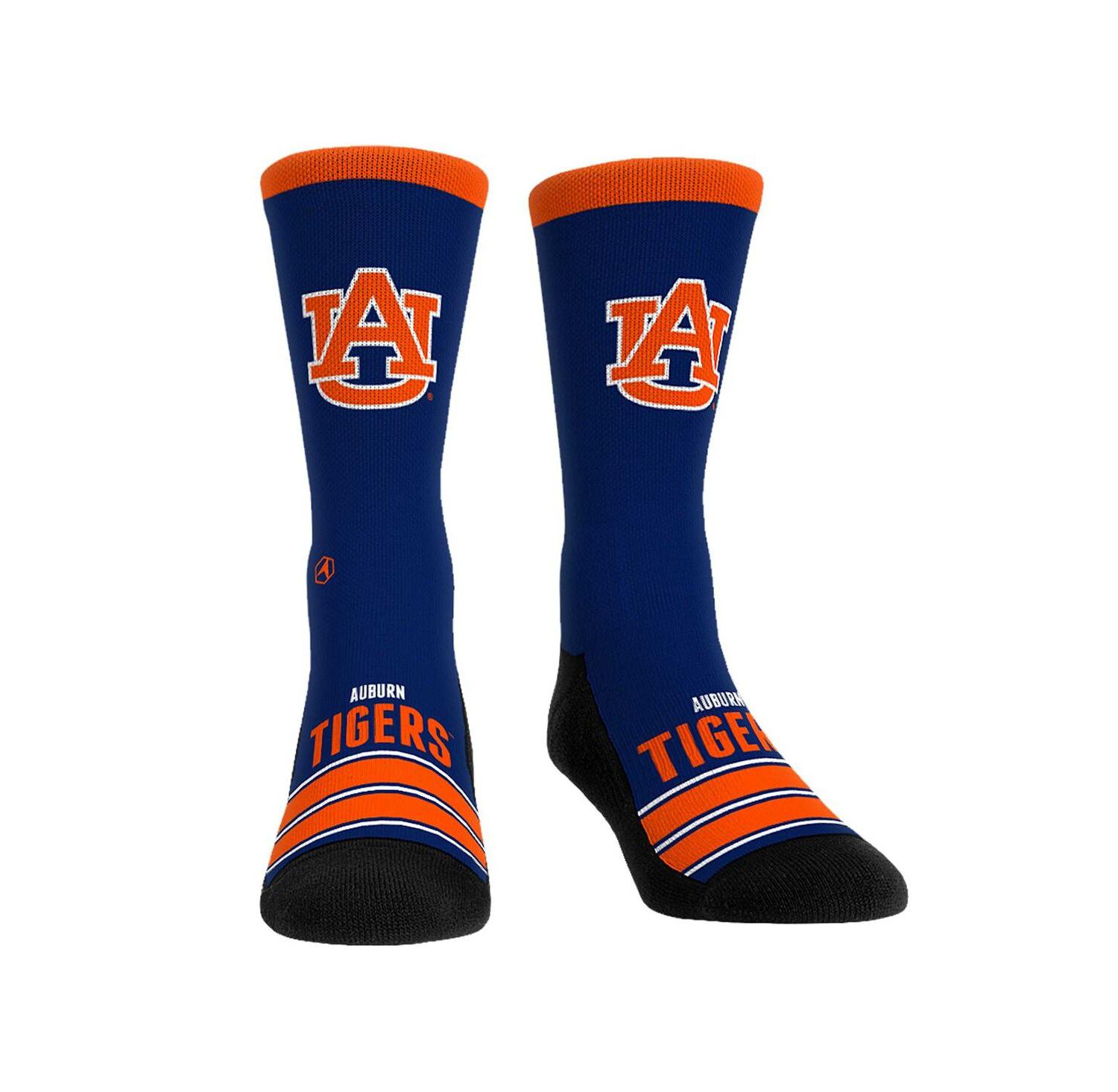 Men's and Women's Auburn Tigers Gametime Stripe Crew Socks
