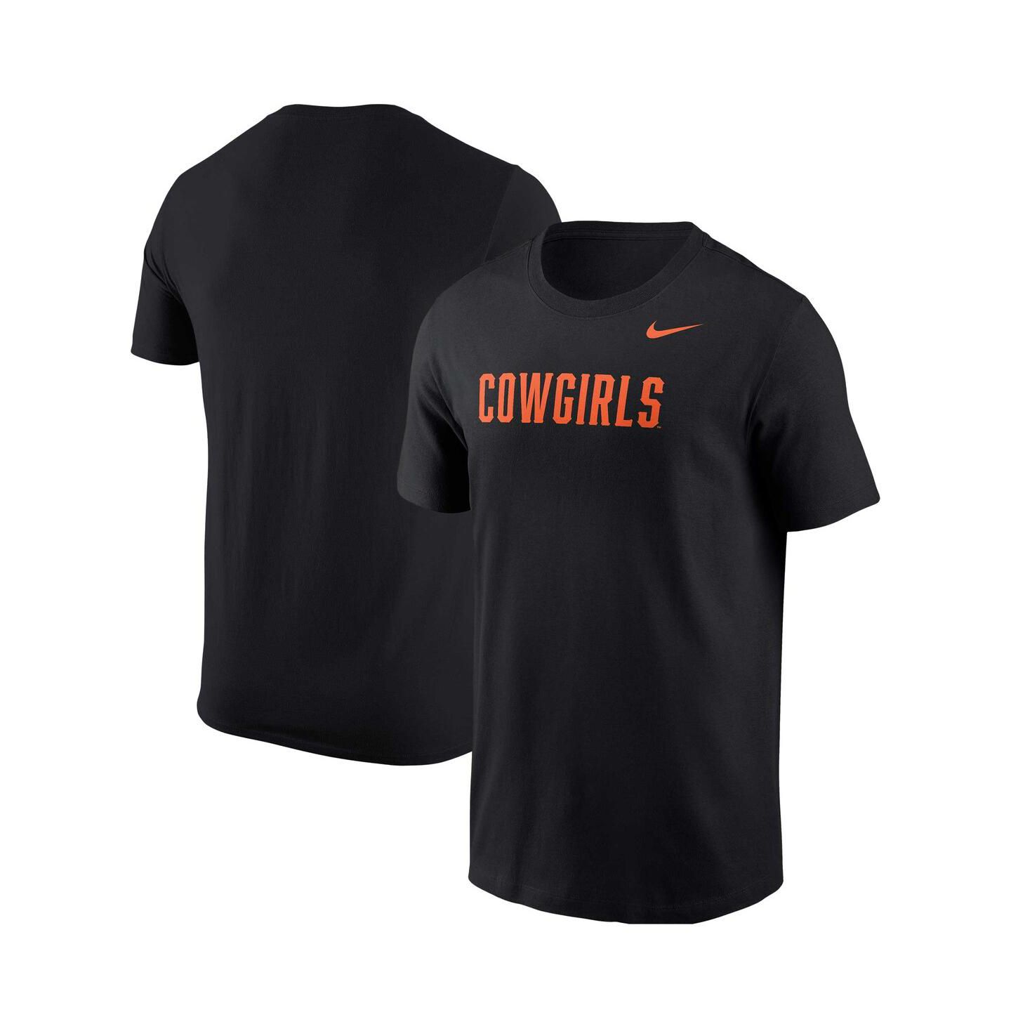 Мужская футболка Nike Black Oklahoma State Cowboys Cowgirls Logo — фото 1