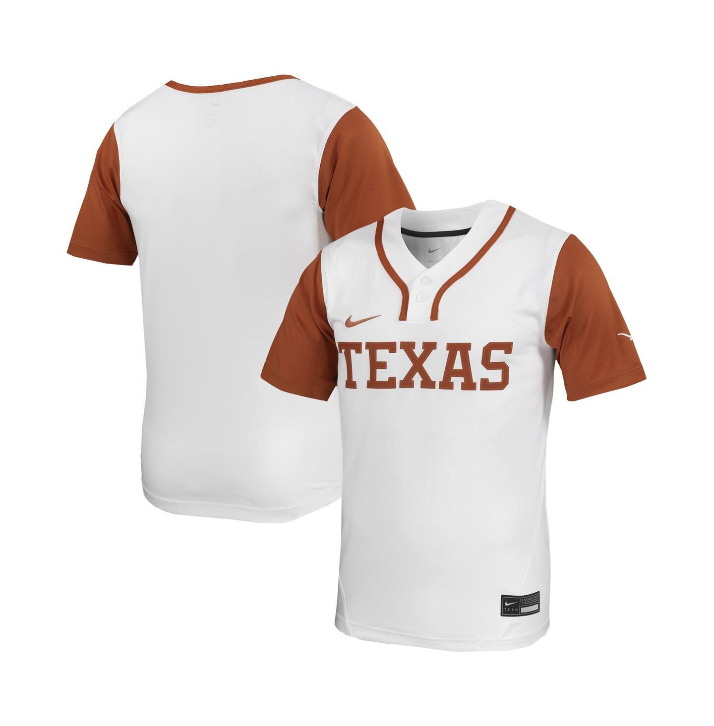 Мужской топ Nike White Texas Longhorns Replica Softball Jersey — фото 1