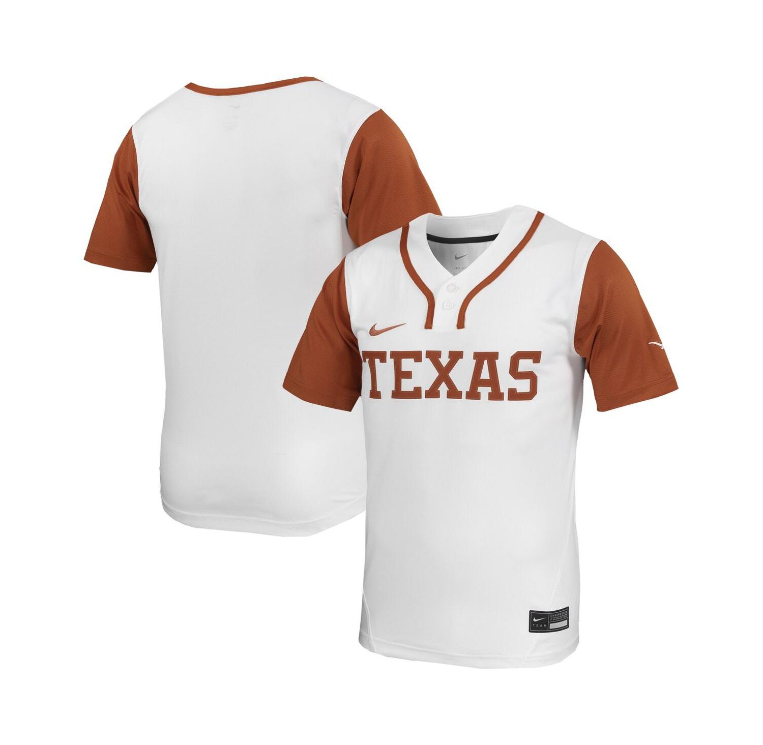Men's White Texas Longhorns Replica Softball Jersey