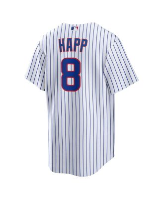 Men's Ian Happ White Chicago Cubs Home Replica Jersey