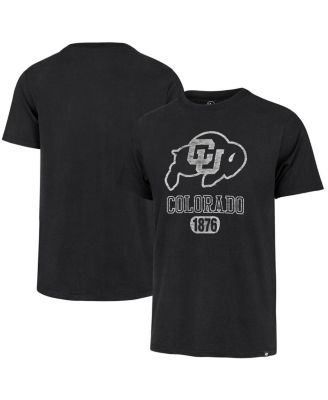'47 Brand - Men's  Black Colorado Buffaloes 1876 Primary Logo Franklin T-Shirt