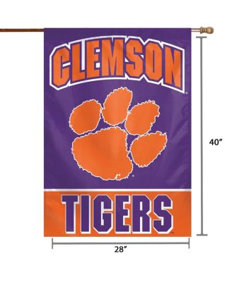 Clemson Tigers 28" x 40" Full Name House Flag