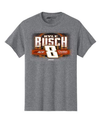 Men's Heather Gray Kyle Busch Cheddar's Car T-Shirt