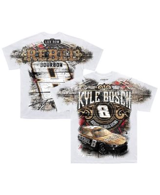 Richard Childress Racing Team Collection - Men's White Kyle Busch 8 Rebel T-Shirt