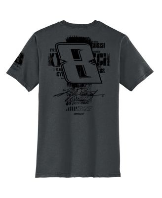 Men's Charcoal Kyle Busch Lifestyle T-Shirt
