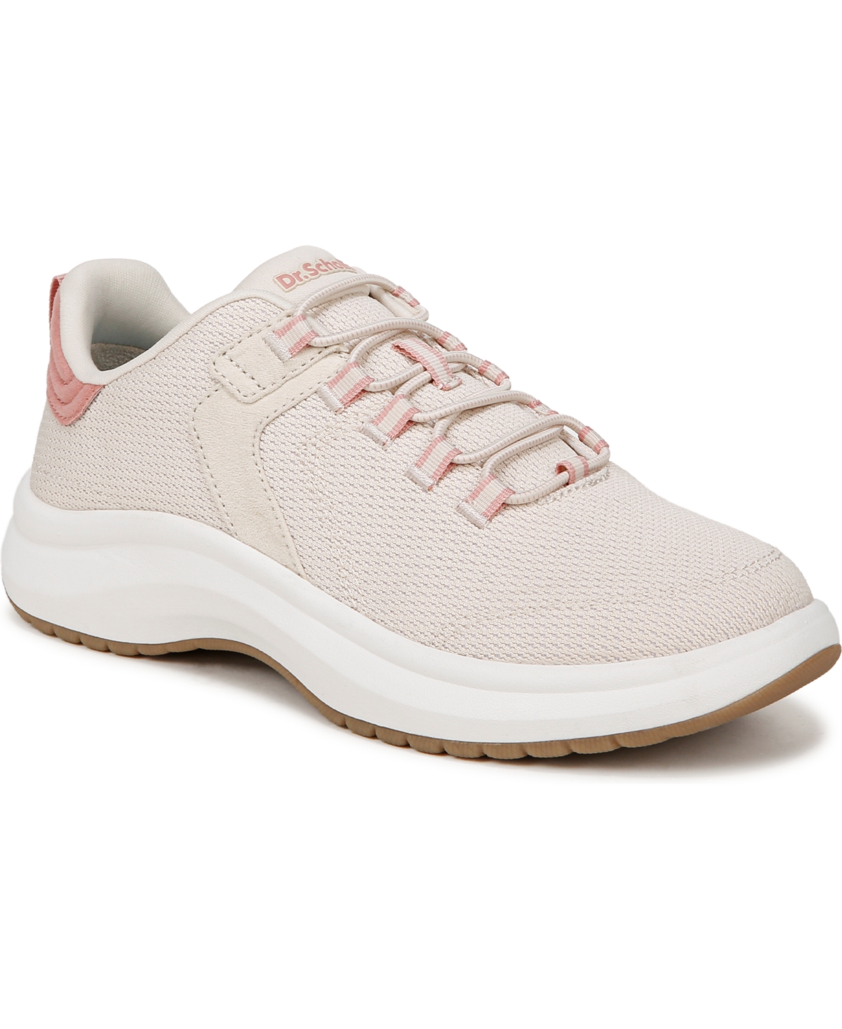 Dr. Scholl's Women's Feel At Ease Plantar Fasciitis Slip On Sneakers - Beige Fabric