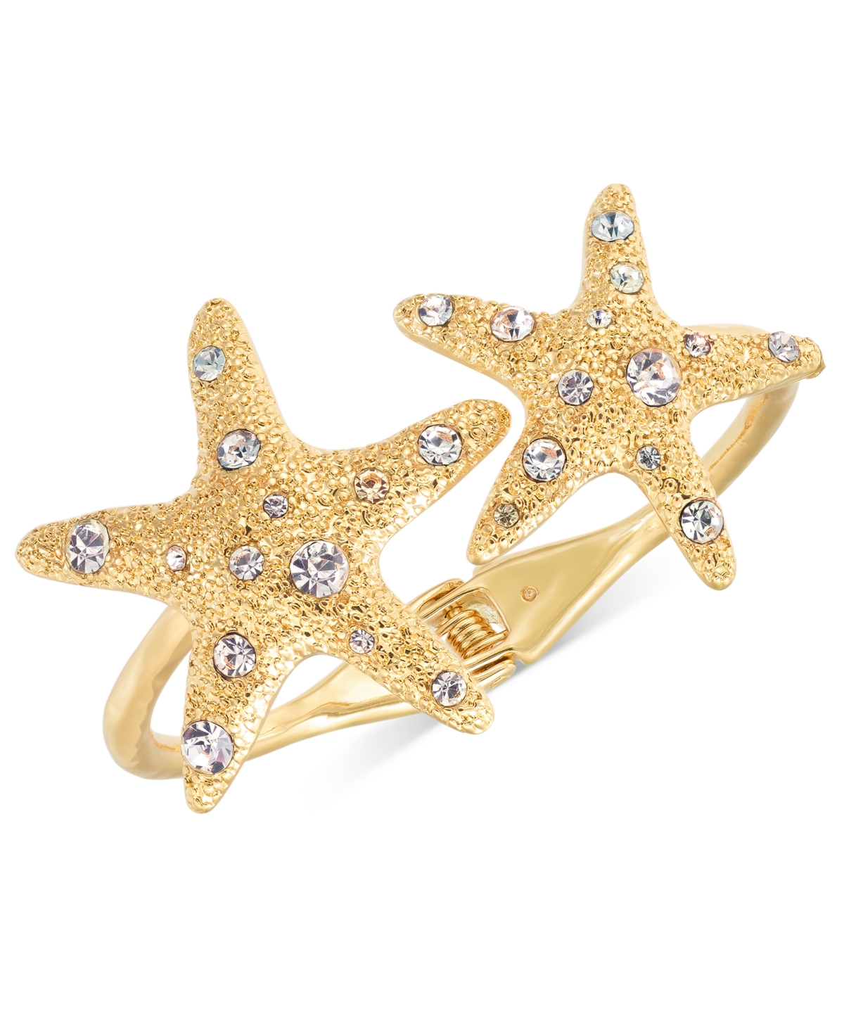 Gold-Tone Crystal Starfish Cuff Bracelet, Exclusively at Macy's - Yellow