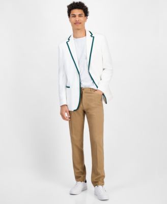 Men's Modern-Fit Tipped Weave Sport Coat