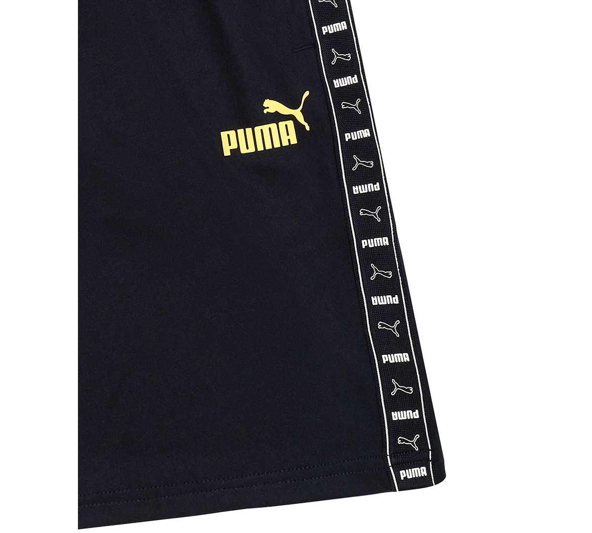 Puma Big Boys Logo Lab Shorts In New Navy
