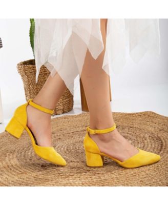 Marcelle Low Block Heel Pumps