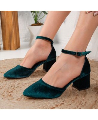 Marcelle Low Block Heel Pumps
