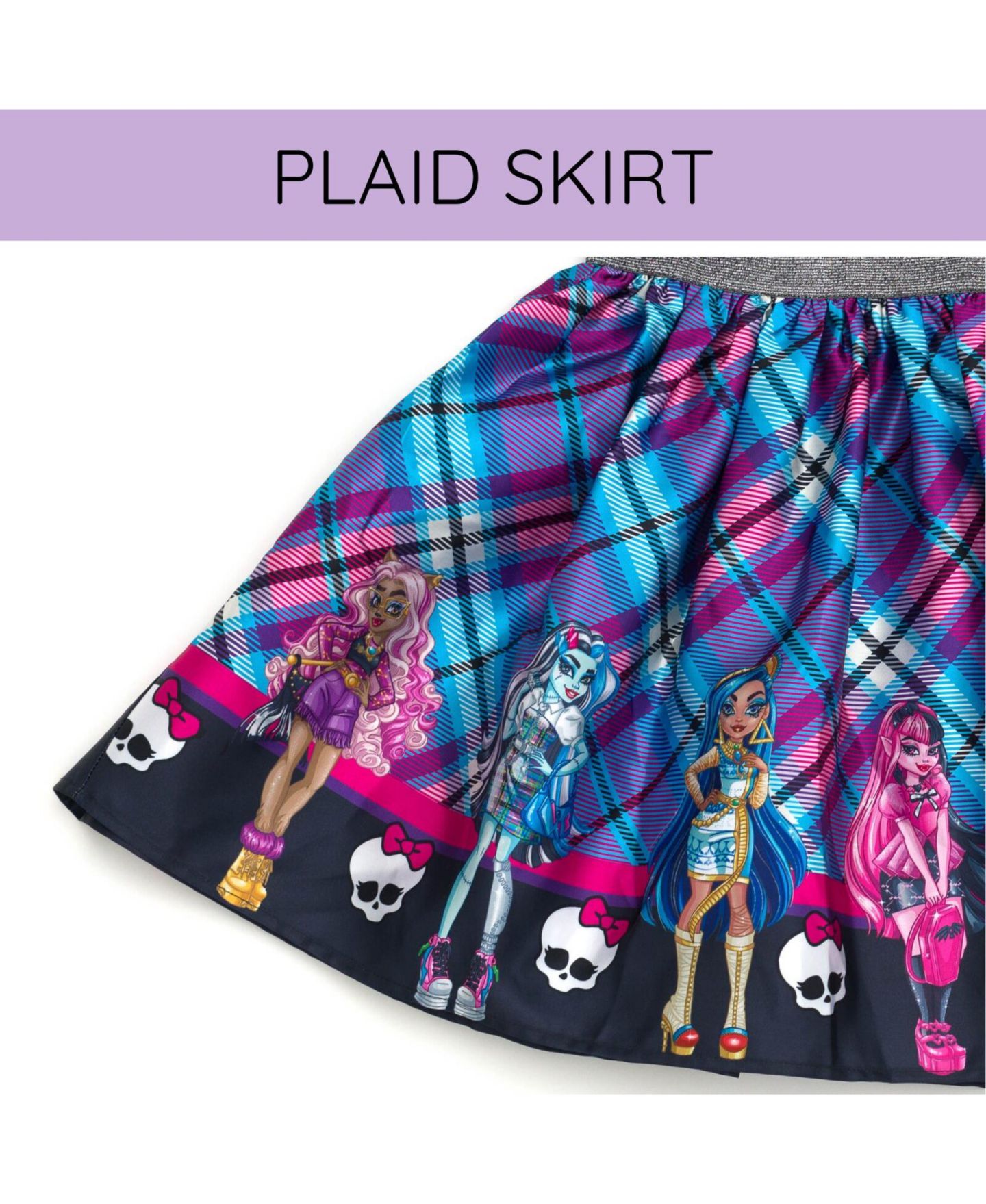 Платье Monster High Mattel Dress для девочек, цвет: Фиолетовый — фото 6
