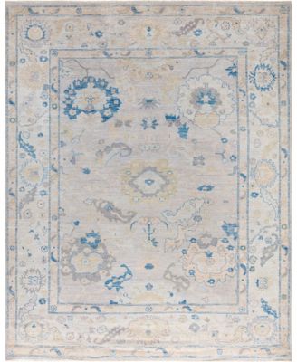 Colorful Oushak M1945 8'1''x10'1'' Area Rug