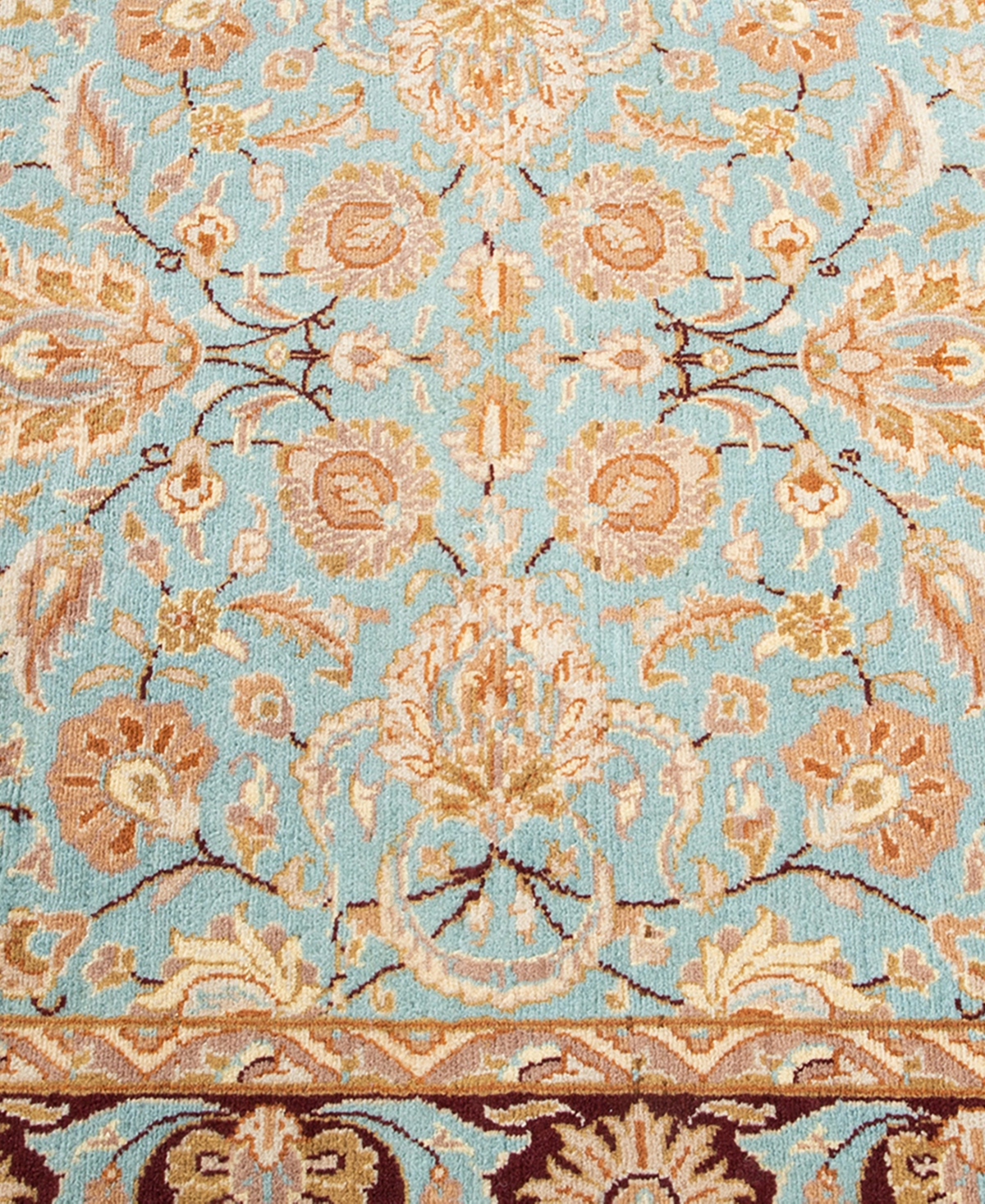 Adorn Hand Woven Rugs Mogul M1497 3'2''x4'10'' Area Rug In Light Blue