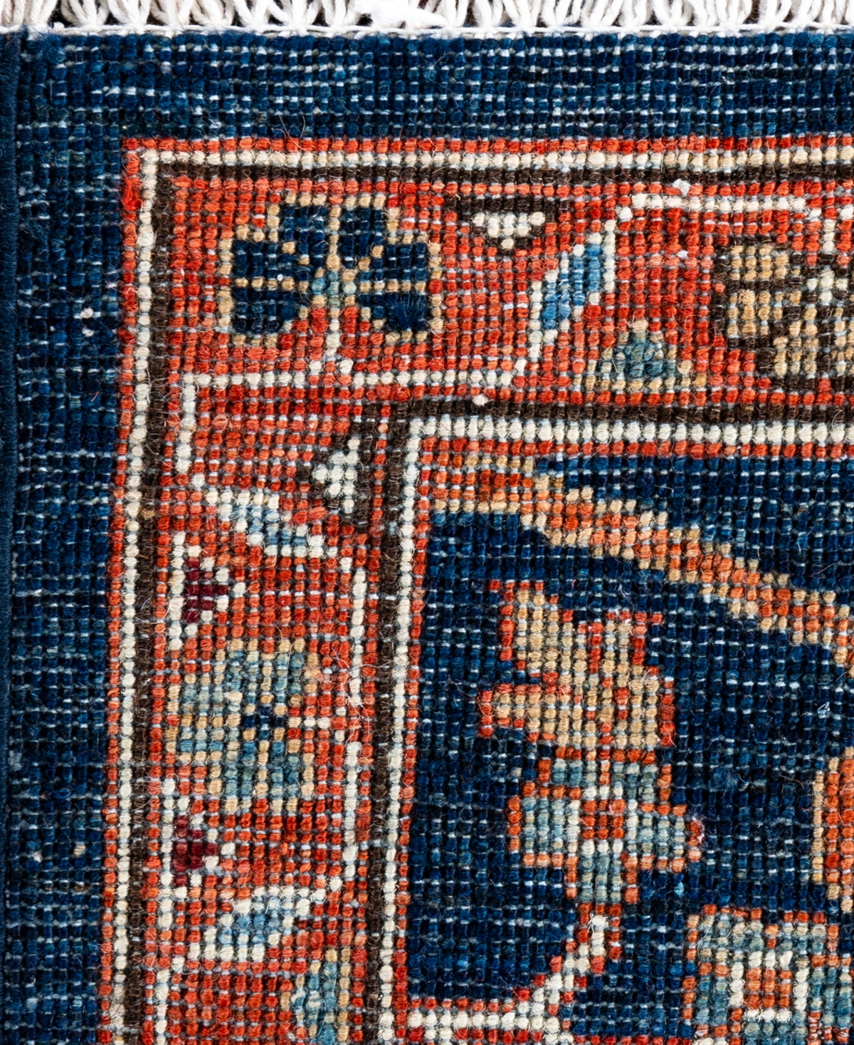 Adorn Hand Woven Rugs Serapi M1945 8'2''x9'11'' Area Rug In Blue
