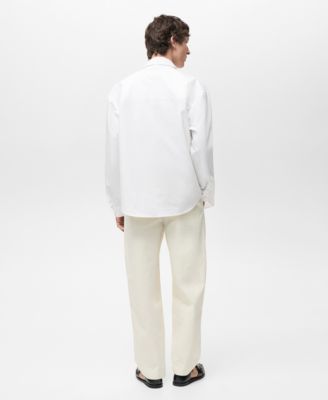 Men's Regular-Fit Cotton Pocket Shirt