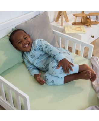 Toddler Boys Footless Pajamas with Reverse Zipper, 3-Pack