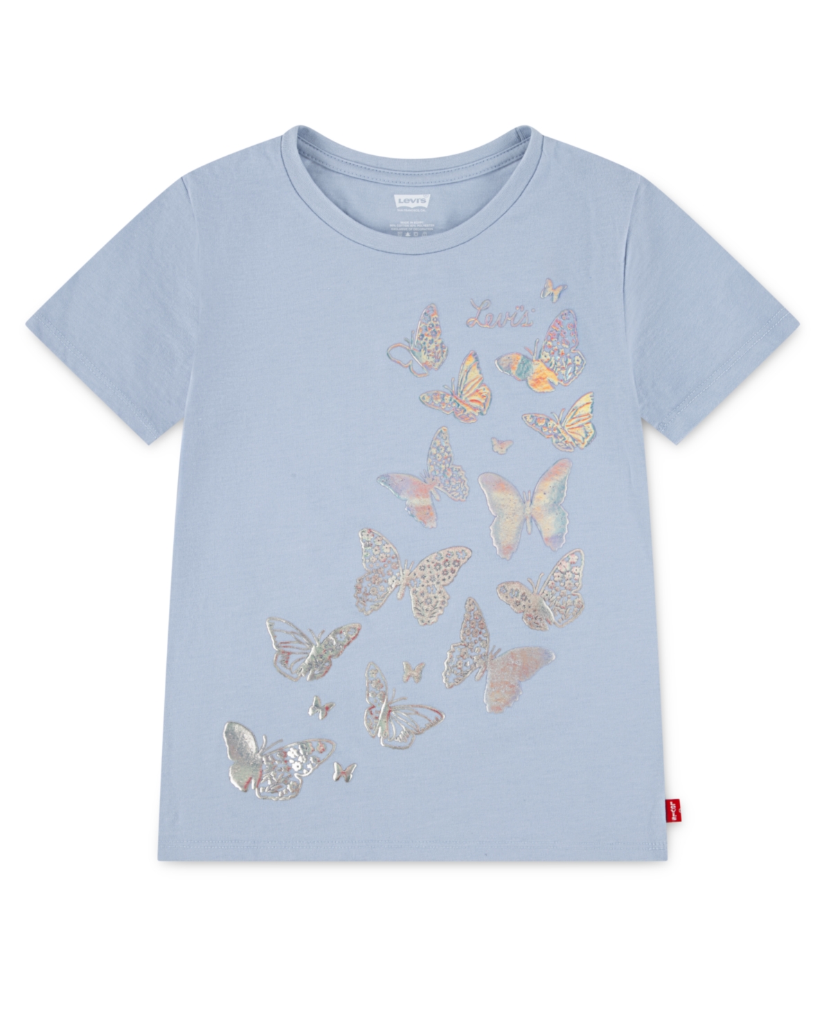Levi's Big Girls Graphic Pearl Butterfly Tee