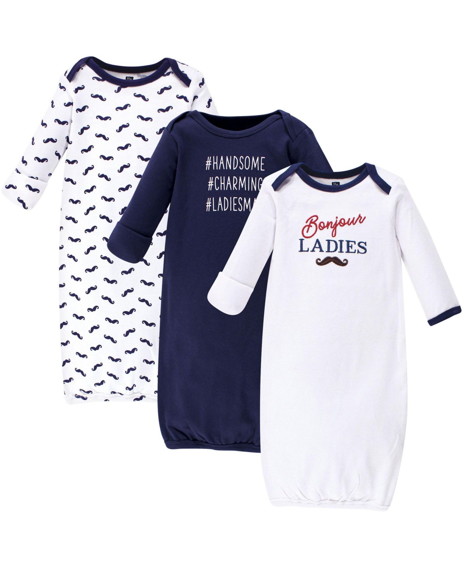 Baby Boys Hudson Super Soft Cotton Gowns