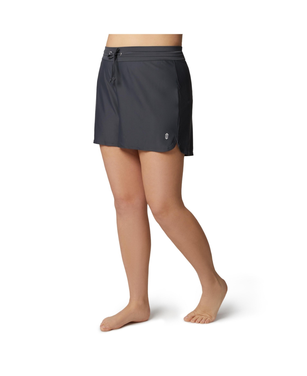 Plus Size Drawstring Swim Short - Marine