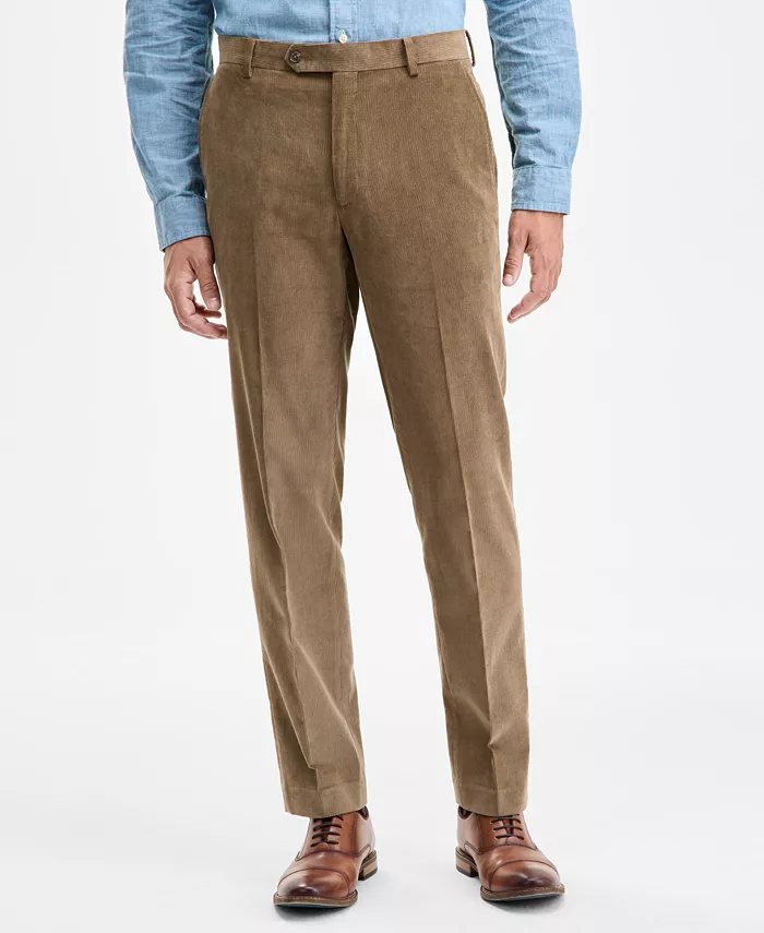 Men's Modern-Fit Solid Corduroy Pants