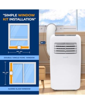 7,000 BTU Portable Air Conditioner with Dehumidifier & Fan