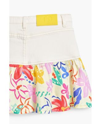 Girls Girls's Combined floral mini skirt