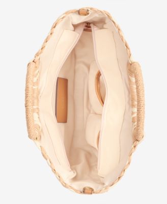 Straw Tote Crossbody, Exclusively at Macy's 