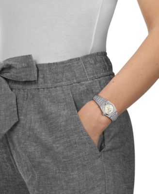 Women's Swiss PRX Stainless Steel Bracelet Watch 25mm