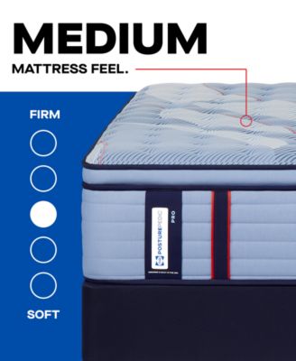 Posturepedic West Hill 15" Medium Euro Pillowtop Mattress Set - Queen Split