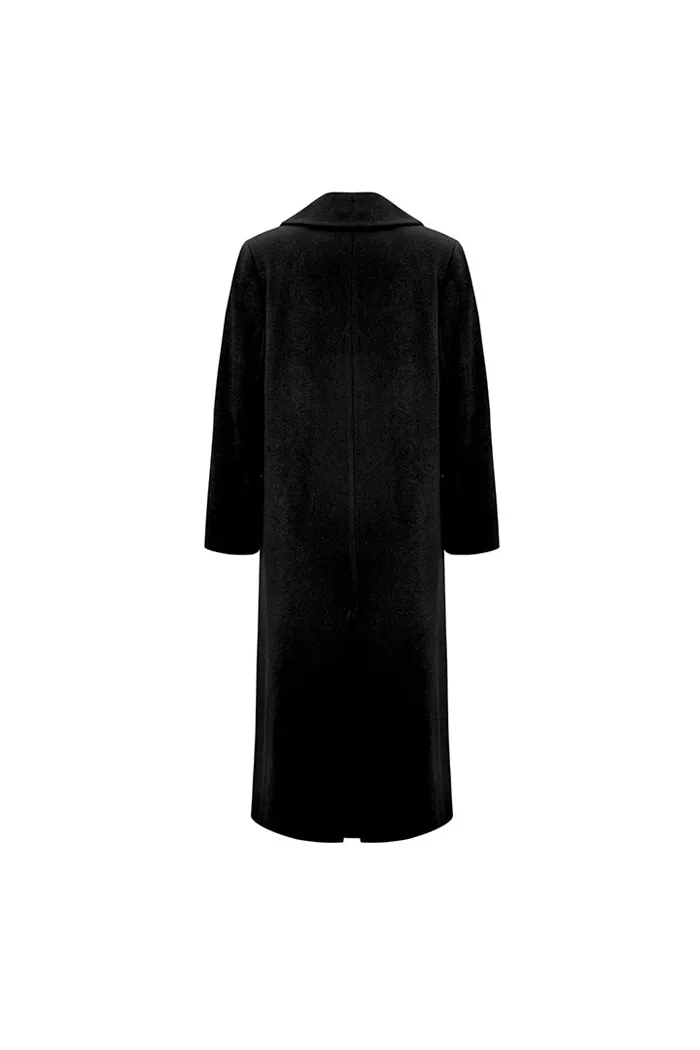 Women's Wool-Cashmere Blend Coat - thumbnail 10