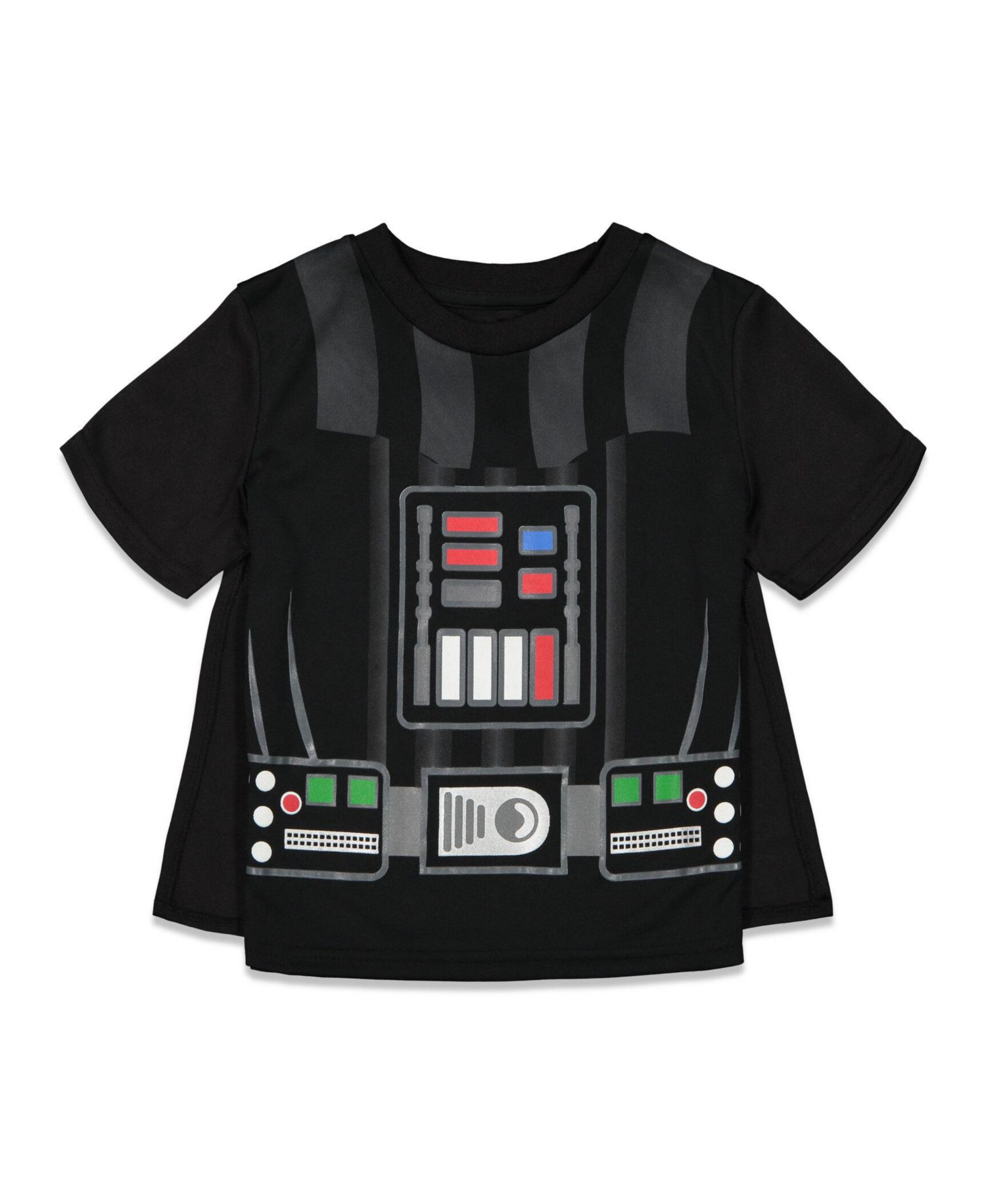 Darth Vader Costume T-Shirt Shorts & Cape 3 Piece