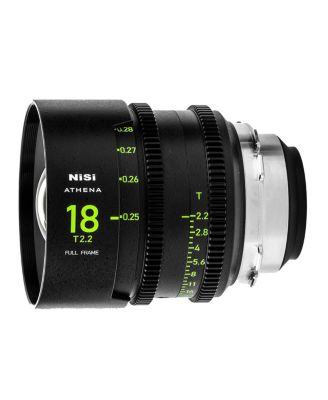 ATHENA PRIME Cine Add-On 3-Lens Kit with 40mm T1.9, 18mm, 135mm T2.2 Lens, Includes Filter Holder, PL Mount