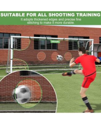 Soccer Goal Target Soccer Training Equipment Net with Scoring Zones Improve Kick Practice Shooting and Goalshot Accuracy Training