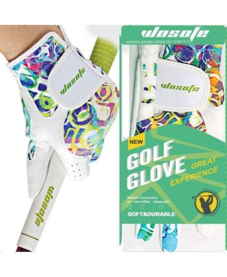 Golf Gloves for Women Ladies Soft Leather Accessories Breathable for Non Slip Gloves 1 Pair