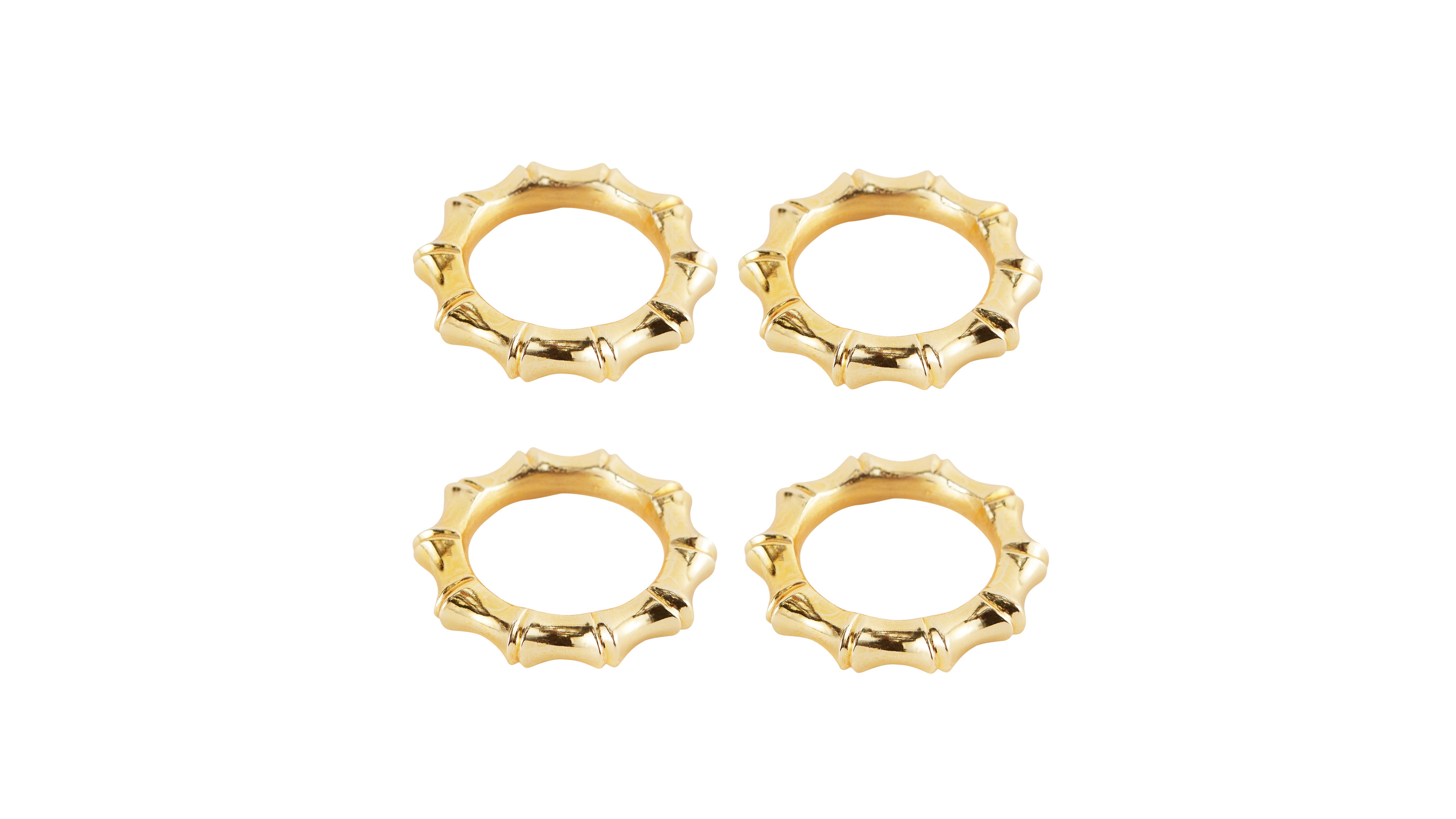 Design Imports Napkin Ring, Set of 4