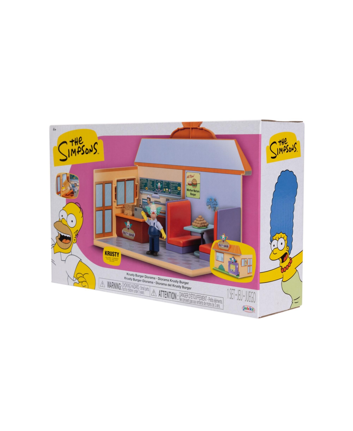 The Simpsons Krusty Burger Playset In Multicolor
