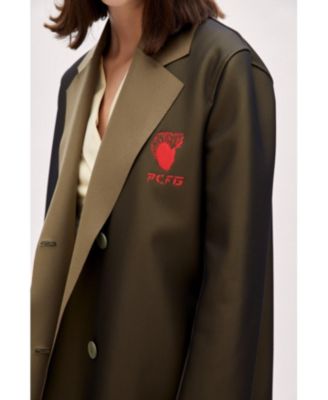 Women's Virgin Wool-Blend Coat