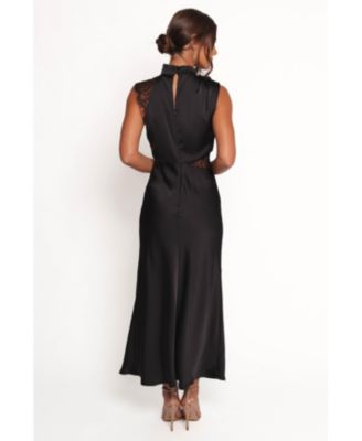 Women's Anabelle Halter Neck Lace Maxi Dress