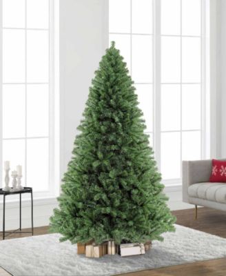 Puleo 7.5FT Unlit Nebraska Fir Artificial Unlit Christmas Tree