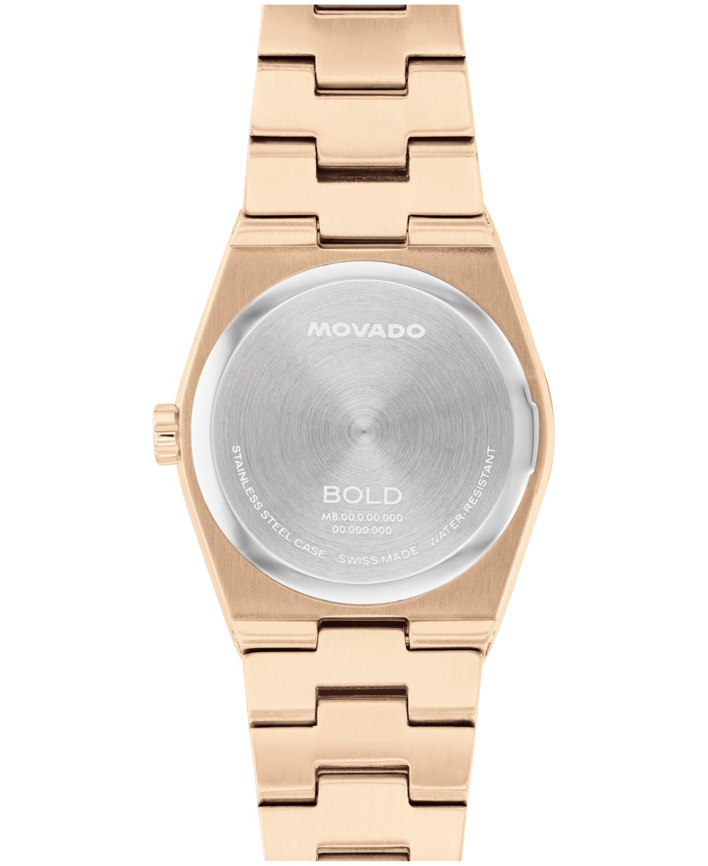 Женские часы Movado Bold Quest Mini Swiss Quartz Ionic Plated Light Rose Gold Steel Watch, 28mm — фото 3