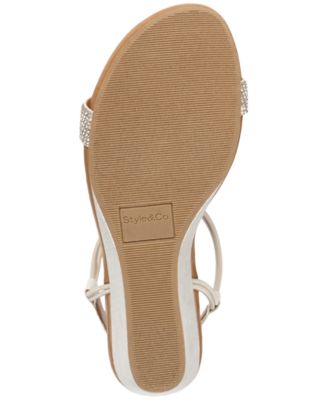 Women's Mulan Embellished Wedge Sandals, Created Macy's