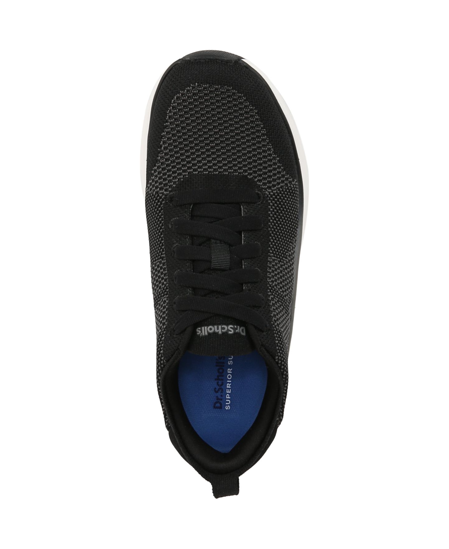 Женские кроссовки Dr. Scholl's Feel Support Washable Lace Up, цвет: Чёрный — фото 4