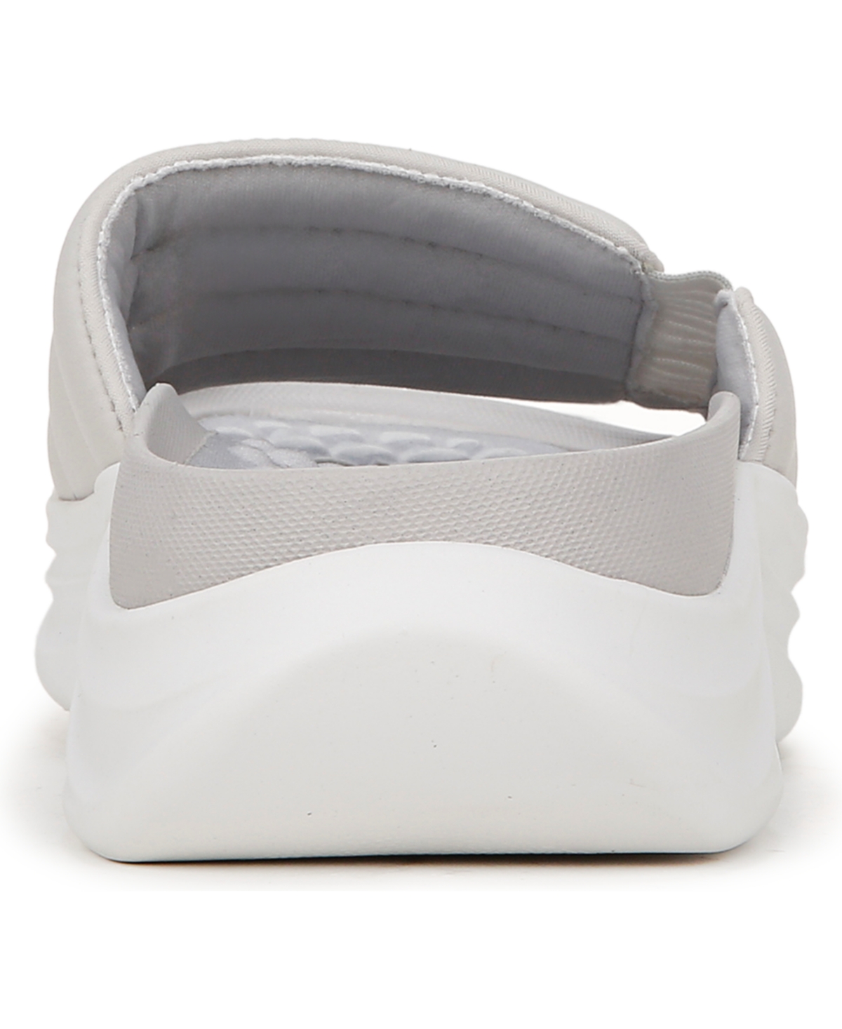 Shop Dr. Scholl's Women's Feel Free Recovery Slide Sandals In Vapor Grey Fabric