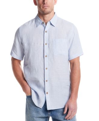 Weatherproof Vintage - Men's Regular-Fit Solid Button-Down Linen Shirt