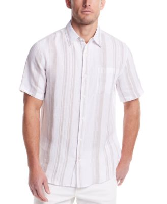 Weatherproof Vintage - Men's Regular-Fit Stripe Button-Down Linen Shirt