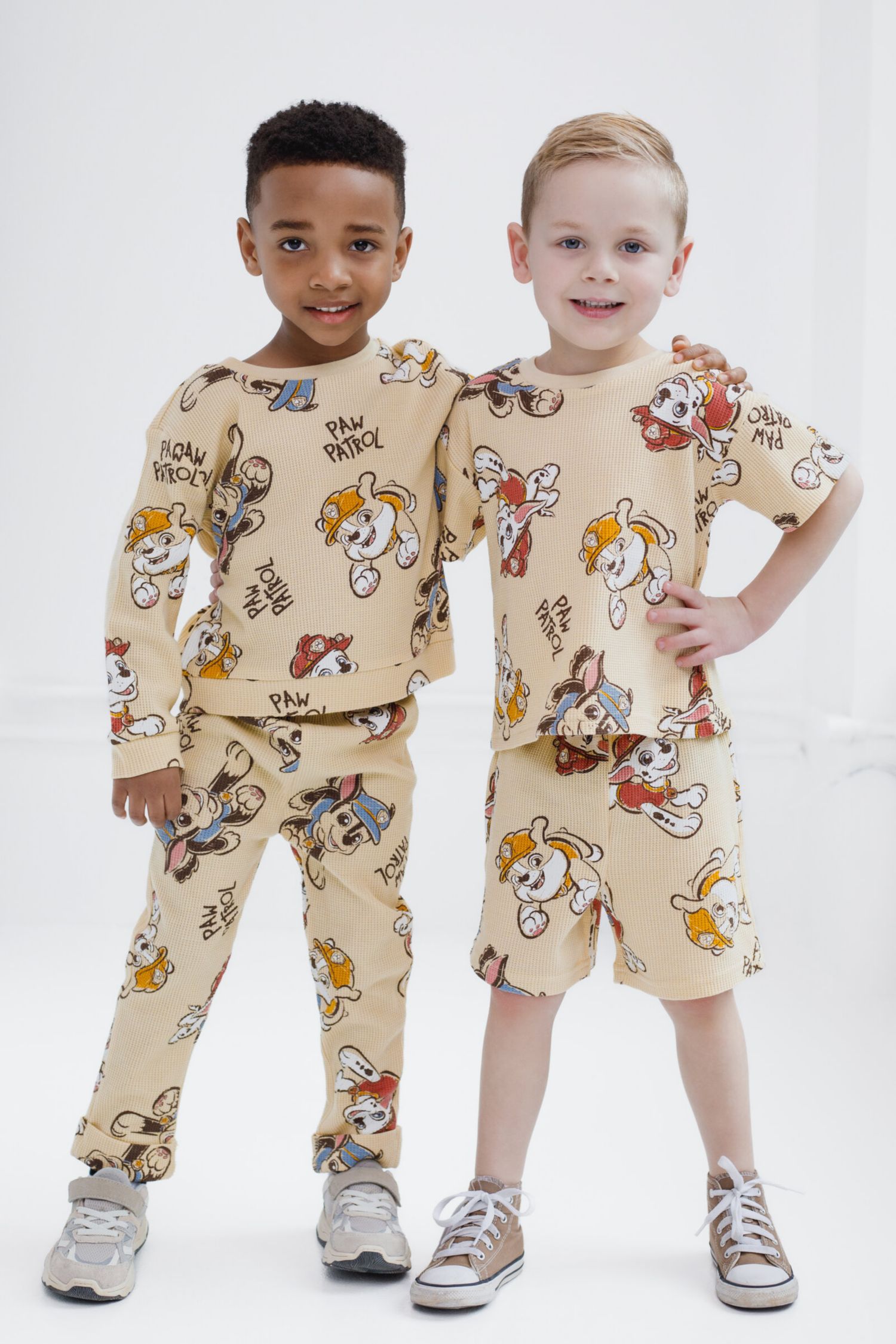 Little Boys Loungewear 2-Piece Sweatshirt and Waffle Pants Set